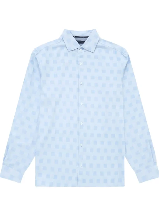 FRENCH CONNECTION Long Sleeve Tonal Check Shirt XL