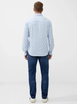 FRENCH CONNECTION Long Sleeve Tonal Check Shirt XL