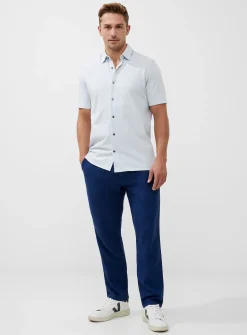 FRENCH CONNECTION Stripe Texture Jersey Shirt S