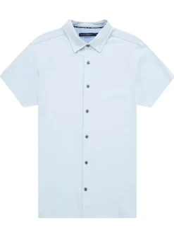 FRENCH CONNECTION Stripe Texture Jersey Shirt S
