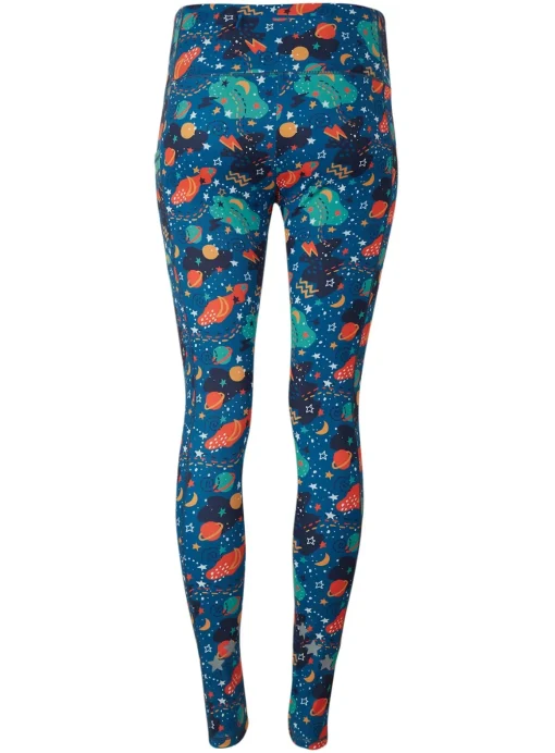 FRUGI Blue Interstellar Print Cosmo Leggings 22