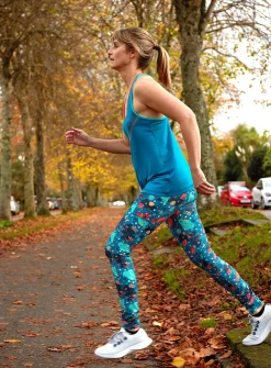 FRUGI Blue Interstellar Print Cosmo Leggings 22