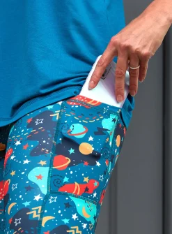 FRUGI Blue Interstellar Print Cosmo Leggings 22