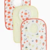 Fruit Printed Popover Bibs 3 Pack One Size