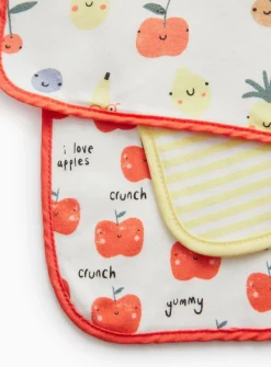 Fruit Printed Popover Bibs 3 Pack One Size