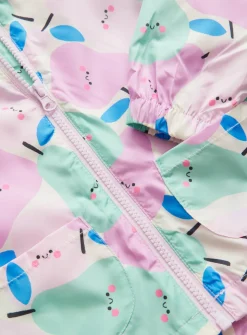 Fruits & Pear Print Lightweight Mac 1-2 years