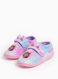 Gabby's Dollhouse Lilac Cupsole Slippers 10-11 Infant