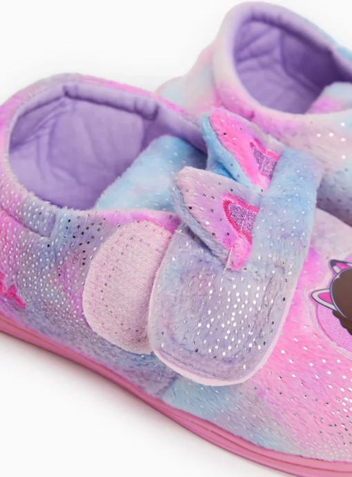 Gabby's Dollhouse Lilac Cupsole Slippers 10-11 Infant