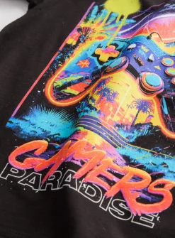 Gamers Paradise Black T-Shirt 5 years