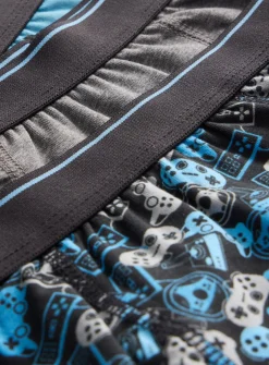 Gamers Print Trunks 5 Pack 6-7 years