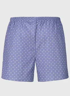 Geo Print & Plain Woven Boxers 3 Pack XXL