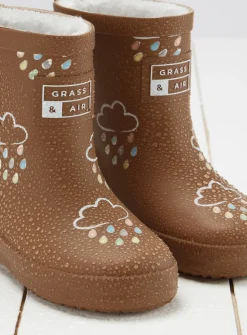 GRASS & AIR Colour Changing Kids Winter Welly 5 Infant