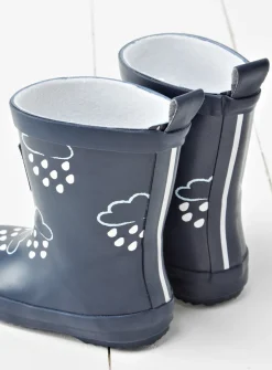 GRASS & AIR Kids Navy Colour Revealing Wellies 9 Infant