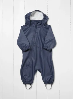 GRASS & AIR Little Kids Navy Puddlesuit 18-24 months