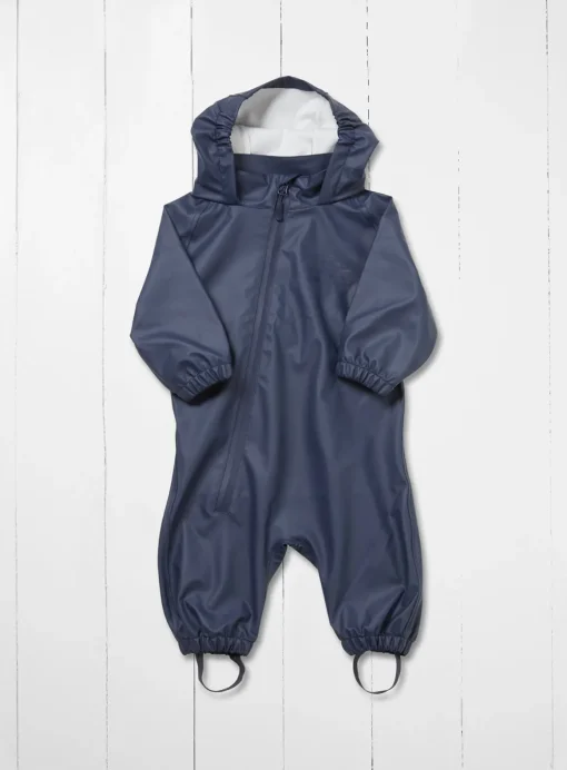 GRASS & AIR Little Kids Navy Puddlesuit 18-24 months