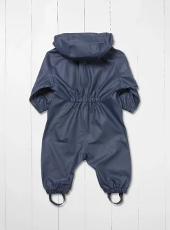GRASS & AIR Little Kids Navy Puddlesuit 18-24 months