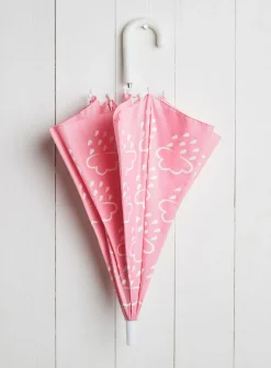 GRASS & AIR Little Kids Colour Revealing Kids Umbrella In Pink One Size