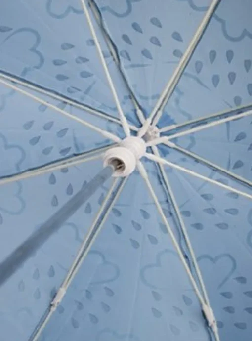 GRASS & AIR Little Kids Colour Revealing Kids Umbrella In Blue One Size