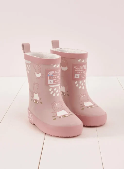 GRASS & AIR Peppa Pig Colour Changing Welly 13 Infant