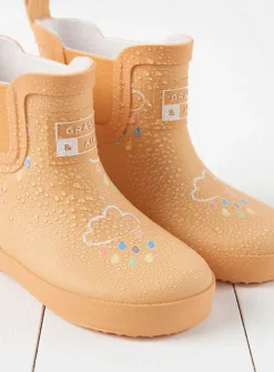 GRASS & AIR Shortie Colour Changing Boot Peach 9 Infant