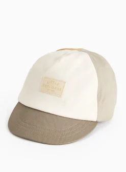 Green Colour Block Cap 1-2 years
