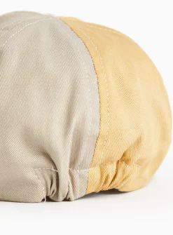 Green Colour Block Cap 1-2 years