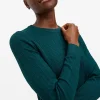 Green Crew Neck Cable Knit Jumper 14