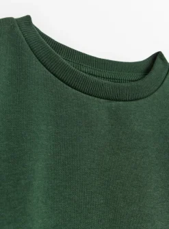 Green Crew Neck Sweatshirt 2 Pack 3 years