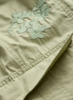Green Embroidered Parachute Trousers 7 years