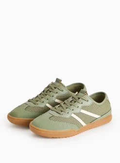 Green Mesh Retro Style Trainers 7
