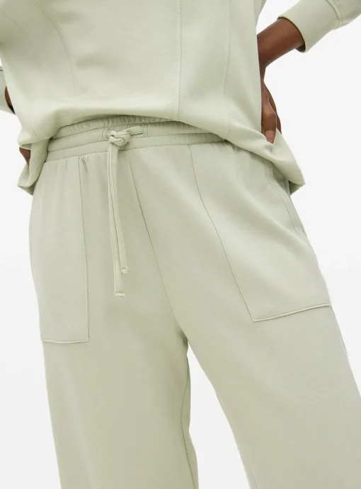 Green Seam Scuba Co-ord Lounge Bottoms S