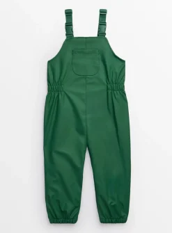 Green Shower Resistant Salopettes 1-2 years