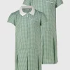 Green Sporty Gingham Dress 2 Pack 5 years