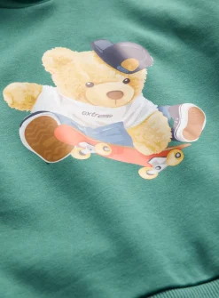Green Teddy Bear Hoodie & Joggers Set 6-7 years