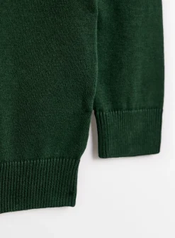Green V-Neck Jumper 2 Pack 4 years