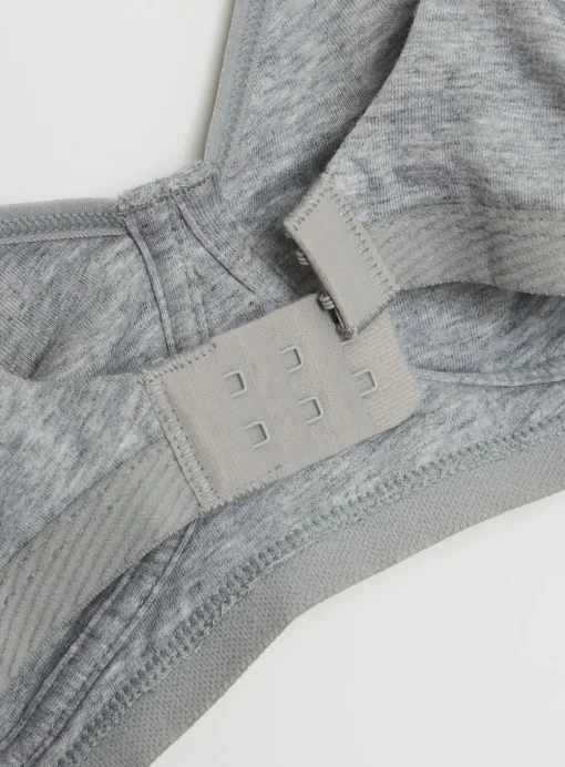 Grey & White Non-Wired Comfort Lounge Bra 2 Pack 36A