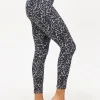 Grey Animal Print Maximum-Warmth Thermal Leggings L