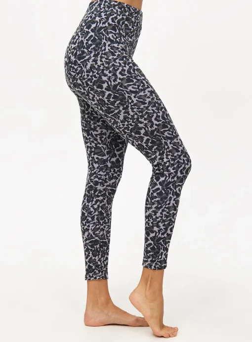 Grey Animal Print Maximum-Warmth Thermal Leggings L