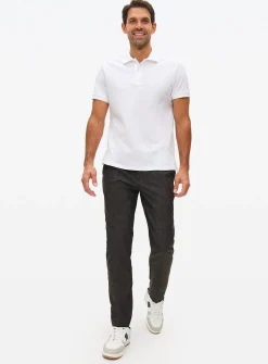Grey Belted Chino Trousers 36S