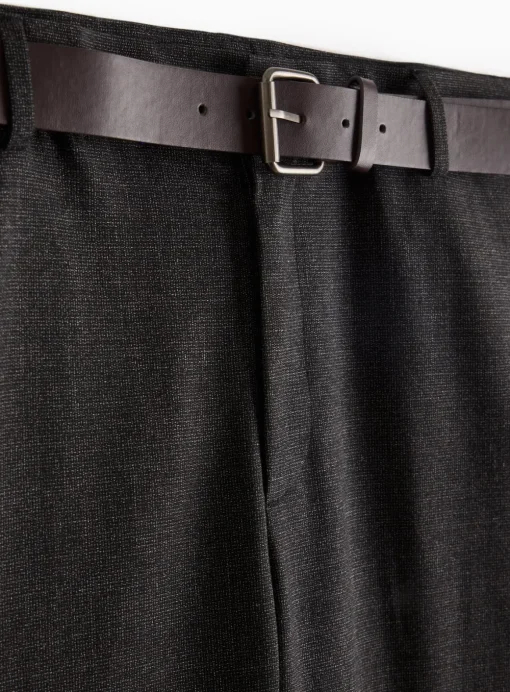 Grey Belted Chino Trousers 36S