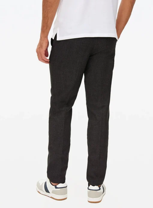 Grey Belted Chino Trousers 36S