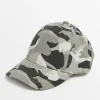 Grey Camo Print Cap 3-5 years