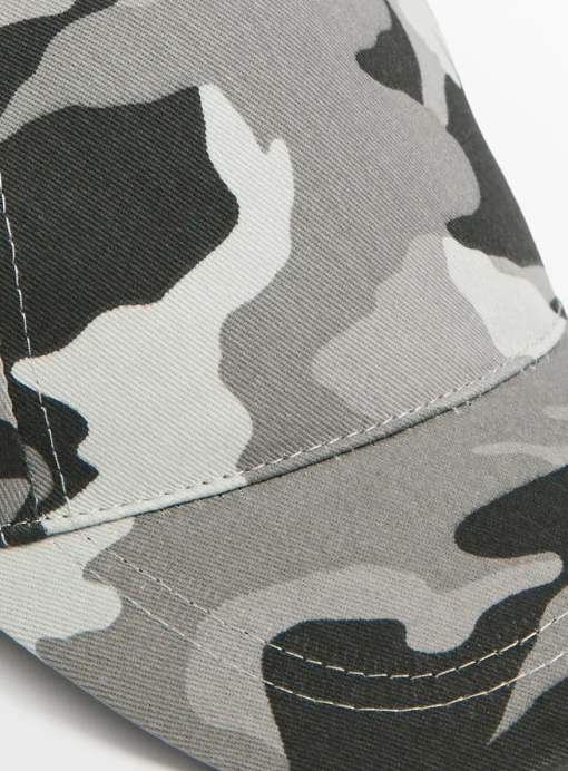 Grey Camo Print Cap 3-5 years