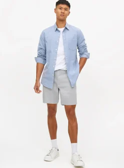 Grey Classic Chino Shorts 44