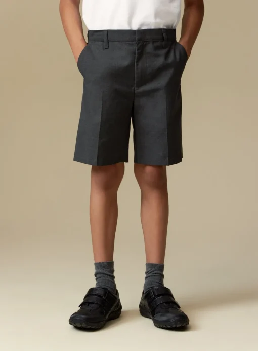 Grey Classic School Shorts 2 Pack 5 years