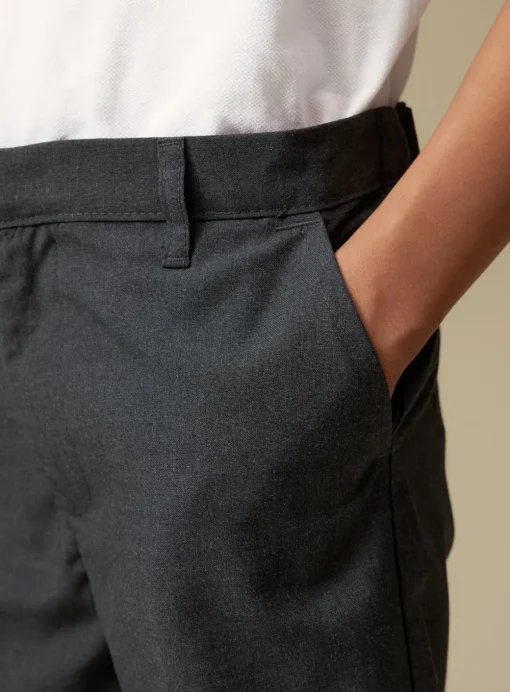 Grey Classic School Shorts 2 Pack 5 years