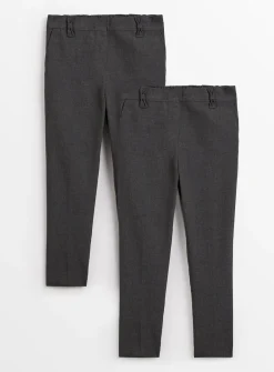 Grey Dress With Ease Reinforced Trousers 2 Pack 4 years