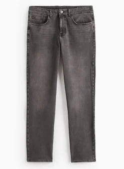 Grey Flexi-Stretch Denim Jeans 40S