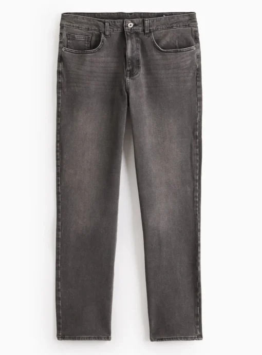 Grey Flexi-Stretch Denim Jeans 40S