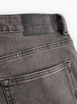 Grey Flexi-Stretch Denim Jeans 40S